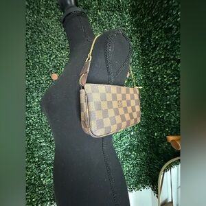 Louis Vuitton Brown Checkered Mini Bag